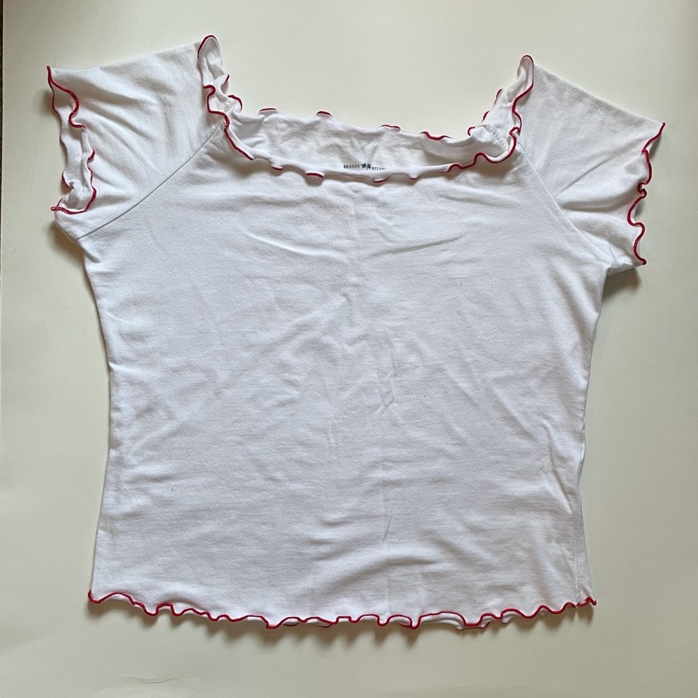 White off the shoulder top